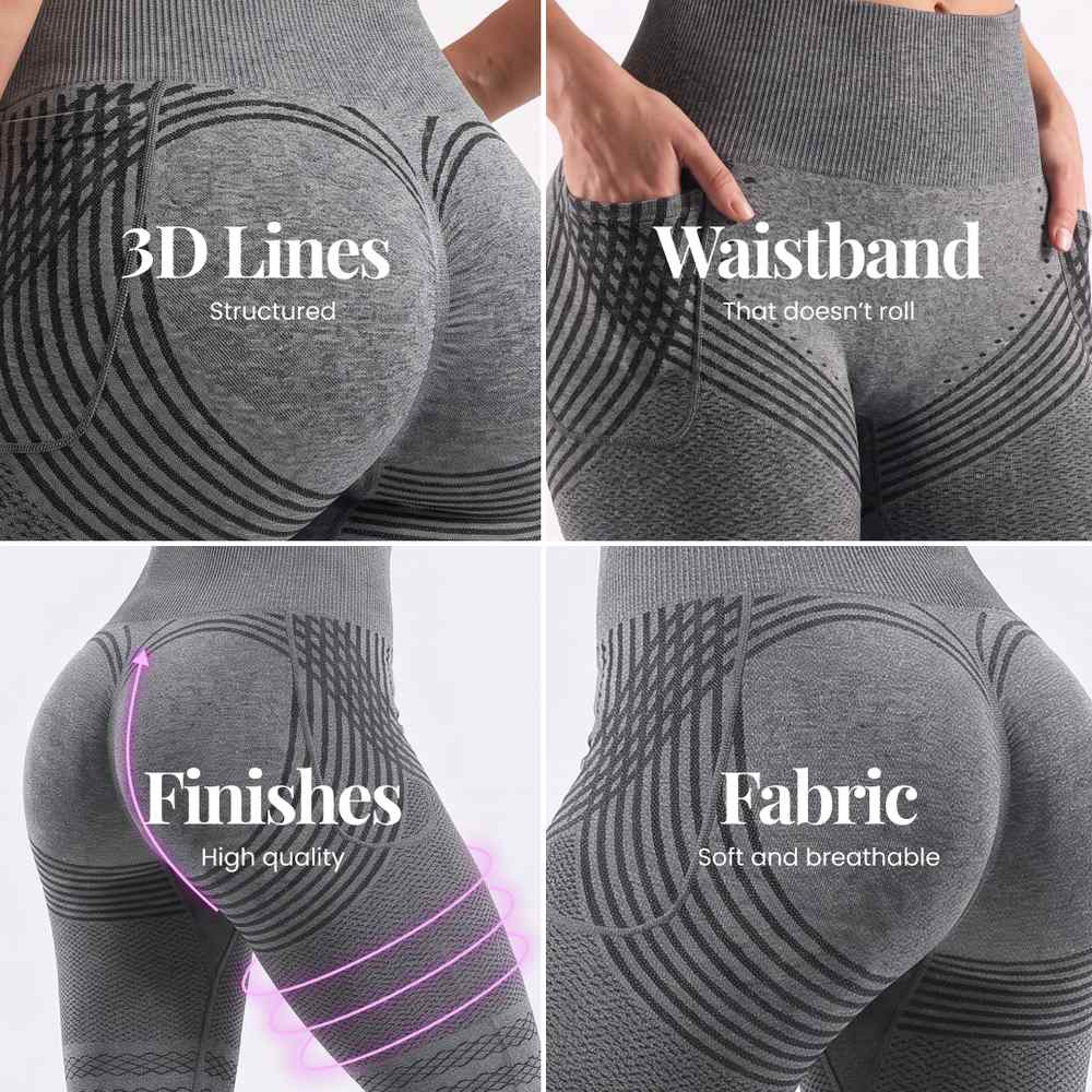 Leggings Contour 3D con bolsillo