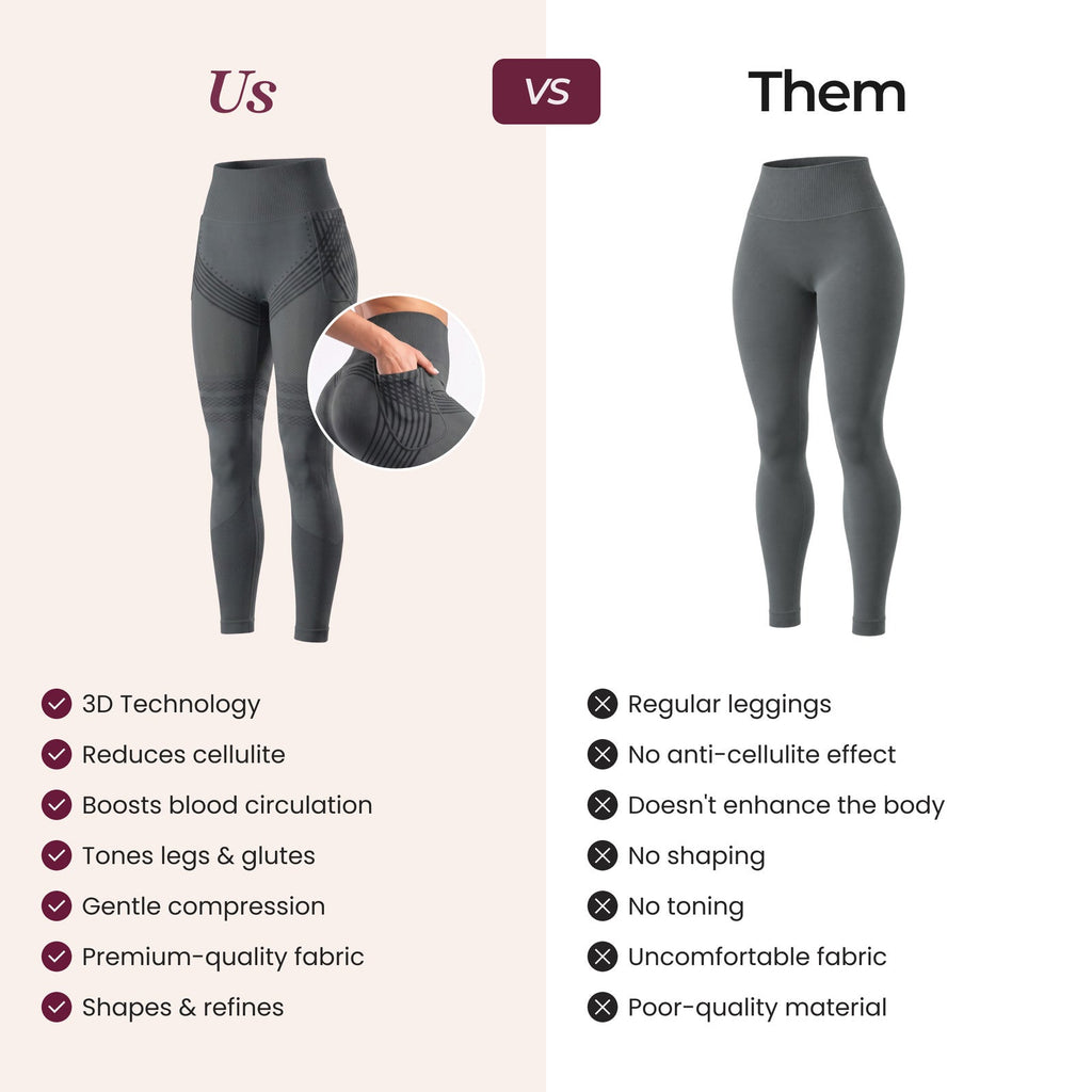 Leggings Contour 3D con bolsillo
